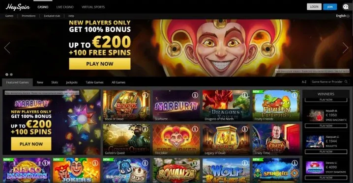 Hey Spin Casino