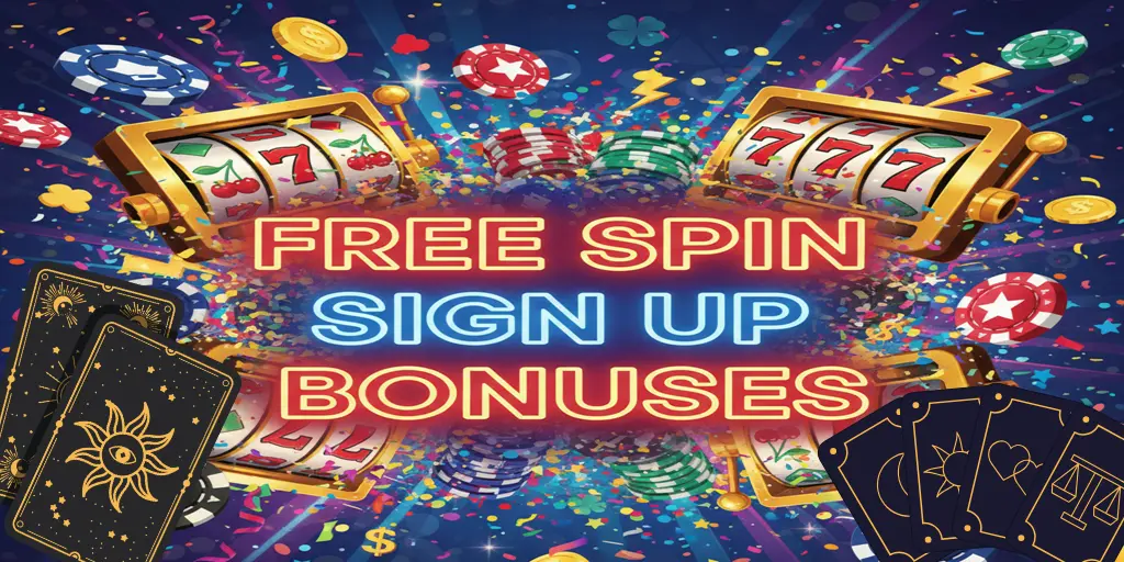 Free spin sign up bonus
