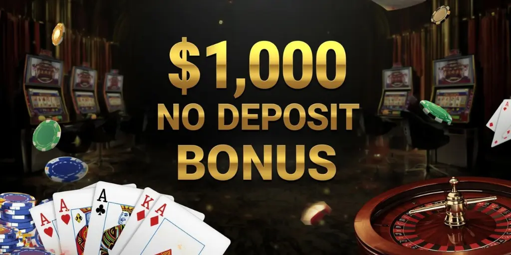 $1000 no deposit bonus