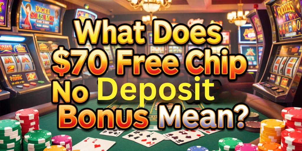 What Does $70 Free Chip No Deposit Bonus Mean? 