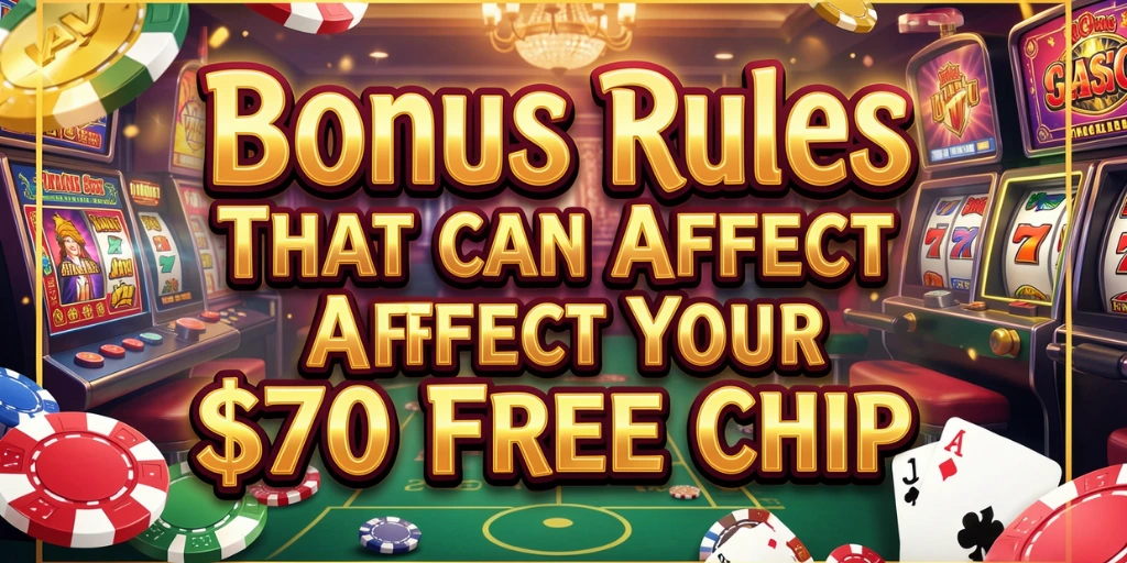 Bonus Rules That Can Affect Your $70 Free Chip 