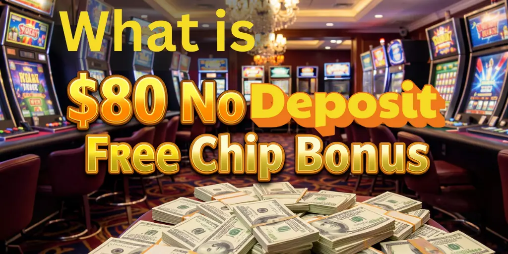 What Is $80 No Deposit Free Chip Bonus? 
